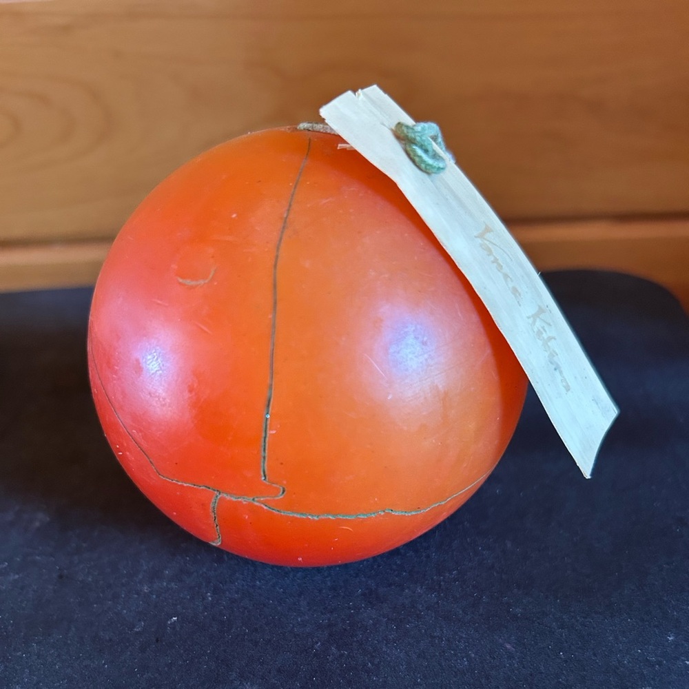 Vance Kitira Orange Marble Candle 🕯️